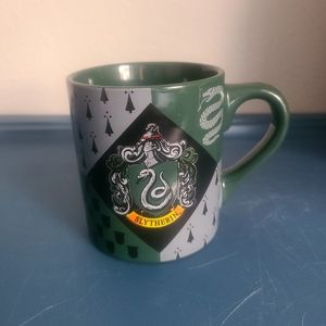 Harry Potter Slytherin House Crest Ceramic Mug, 14 Ounces